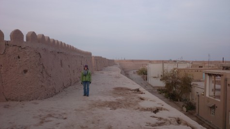 On the wall