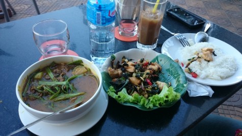 First, breakfast